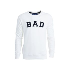 Bad Bear 190212003-WHT Krem Bad Convex Erkek Sweatshirt