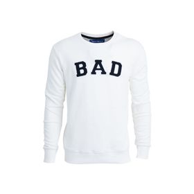 Bad Bear 190212003-WHT Krem Bad Convex Erkek Sweatshirt