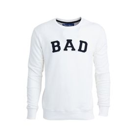 Bad Bear 190212003-WHT Krem Bad Convex Erkek Sweatshirt