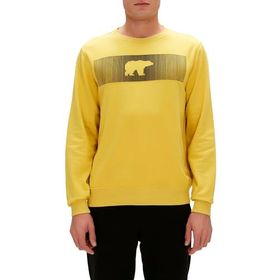 Bad Bear 190212007 Fancy Sarı Crewneck Erkek Kazak