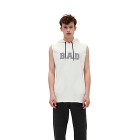 Bad Bear 21.01.33.001 Beyaz Kolsuz Erkek Sweatshirt