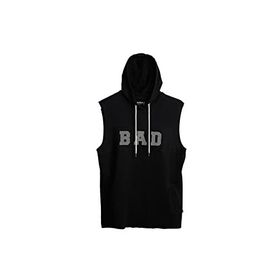 Bad Bear 21.01.33.001 Siyah Kolsuz Erkek Sweatshirt