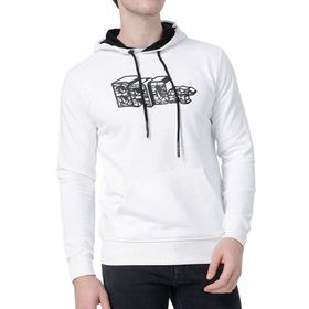 Bad Bear 21.02.12.013 Beyaz Badwall Hoodie Kapüşonlu Sweatshirt