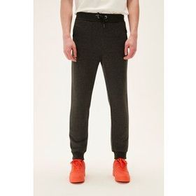 Bad Bear 21.02.14.003_BACKUP SWEATPANT Koyu Gri Baskılı Erkek Eşofman Altı