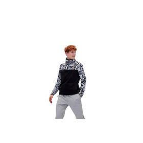 Bad Bear 210221007-NGT Siyah Mirage Half Zip Erkek Sweatshirt