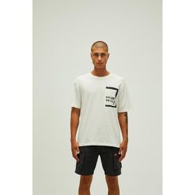 Bad Bear 22.01.07.044-C108 Beyaz Haki Erkek T-Shirt
