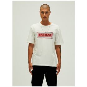Bad Bear 22.01.07.047 MESH Bisiklet Yaka Baskılı Antrasit Erkek T-Shirt