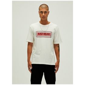 Bad Bear 22.01.07.047 MESH Bisiklet Yaka Baskılı Antrasit Erkek T-Shirt