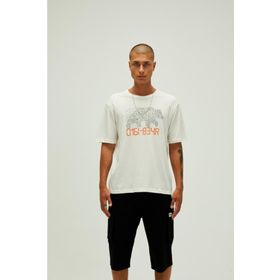 Bad Bear 22.01.07.050 Digibear O Yaka Oversized Baskılı Erkek T-shirt
