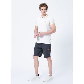 Bad Bear 22.01.11.001 Albany Short Normal Bel Baskılı Gri Erkek Kargo Şort