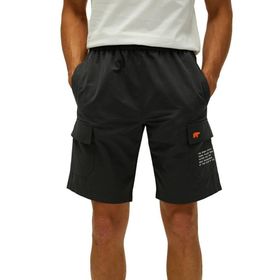 Bad Bear 22.01.11.001 Albany Short Normal Bel Baskılı Gri Erkek Kargo Şort