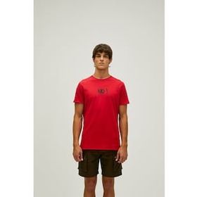 Bad Bear 22.01.23.001 Flag Tank-Top Düz Yaka Normal Kalıp Düz Kırmızı Erkek Atlet