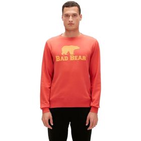 Bad Bear 22.02.12.007-C109 Turuncu Logo Crewneck Erkek Sweatshirt