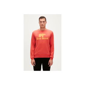 Bad Bear 22.02.12.007-C109 Turuncu Logo Crewneck Erkek Sweatshirt
