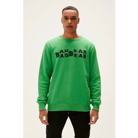 Bad Bear 22.02.12.009 Counter Grewneck Bisiklet Yaka Siyah Erkek Sweatshirt