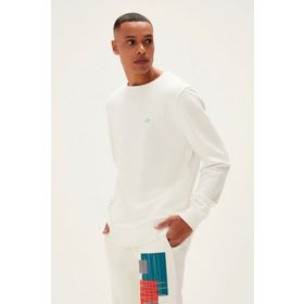 Bad Bear 22.02.12.028-C04 Beyaz Geofox Crewneck Erkek Sweatshirt