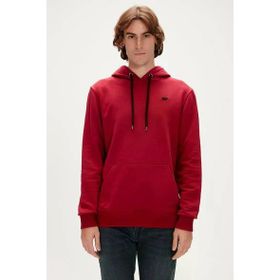 Bad Bear 22.02.12.032-C65 Bad Neck Hoodıe Bordo Erkek Sweatshirt