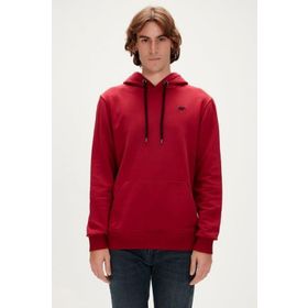 Bad Bear 22.02.12.032-C65 Bad Neck Hoodıe Bordo Erkek Sweatshirt