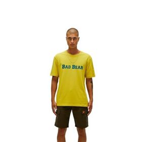 Bad Bear 220107053-CID Sarı Bisiklet Yaka Erkek T-Shirt