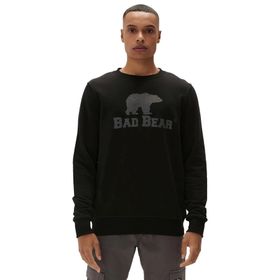 Bad Bear 220212007 Logo Siyah Crewneck Erkek Kazak