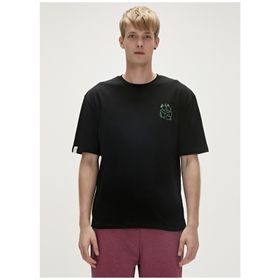 Bad Bear 23.01.07.003 Re-Black Baskılı Siyah Erkek T-Shirt
