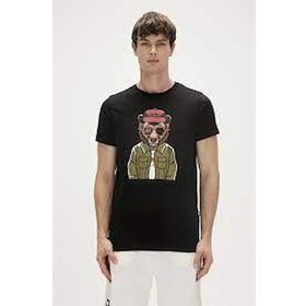 Bad Bear 23.01.07.009-C01 Siyah Erkek T-shirt