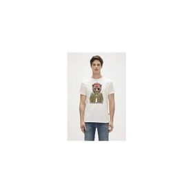 Bad Bear 23.01.07.009-C04 Beyaz Erkek T-Shirt