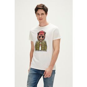 Bad Bear 23.01.07.009-C04 Beyaz Erkek T-Shirt