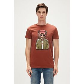 Bad Bear 23.01.07.009-C122 Krem Erkek T-Shirt