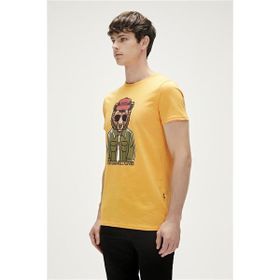 Bad Bear 23.01.07.009-C25 Hardal Erkek T-Shirt