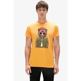 Bad Bear 23.01.07.009-C25 Hardal Erkek T-Shirt