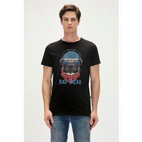 Bad Bear 23.01.07.010-C01 Siyah Erkek T-shirt