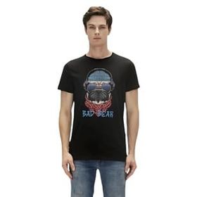 Bad Bear 23.01.07.010-C01 Siyah Erkek T-shirt