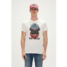 Bad Bear 23.01.07.010-C04 Krem Erkek T-Shirt