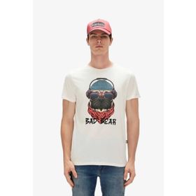 Bad Bear 23.01.07.010-C04 Krem Erkek T-Shirt