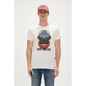 Bad Bear 23.01.07.010-C04 Krem Erkek T-Shirt