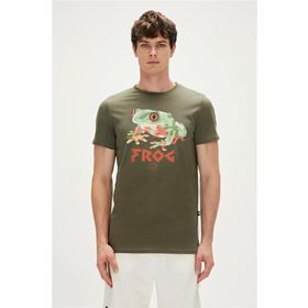 Bad Bear 23.01.07.011 Frog Haki Erkek T-Shirt