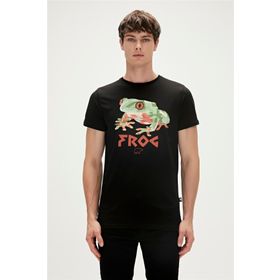 Bad Bear 23.01.07.011 Siyah Frog Erkek T-Shirt