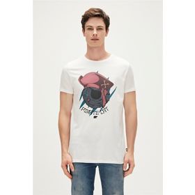 Bad Bear 23.01.07.021-C04 Beyaz Erkek T-Shirt