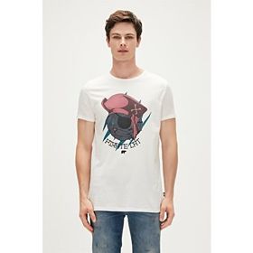 Bad Bear 23.01.07.021-C04 Beyaz Erkek T-Shirt