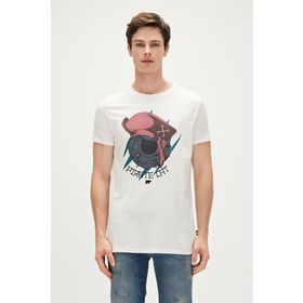 Bad Bear 23.01.07.021-C04 Beyaz Erkek T-Shirt
