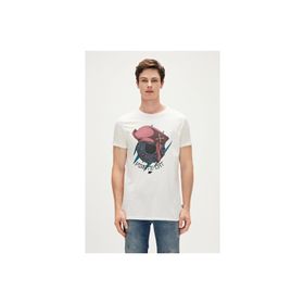 Bad Bear 23.01.07.021-C04 Beyaz Erkek T-Shirt