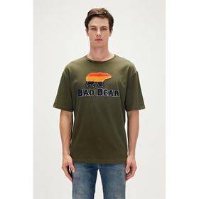 Bad Bear 23.01.07.027-C70 Haki Tripart Erkek T-shirt