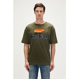 Bad Bear 23.01.07.027-C70 Haki Tripart Erkek T-shirt