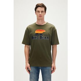 Bad Bear 23.01.07.027-C70 Haki Tripart Erkek T-shirt