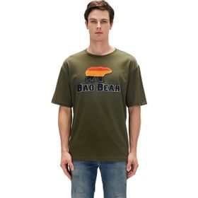 Bad Bear 23.01.07.027 Koyu Yeşil Tripart Erkek T-Shirt