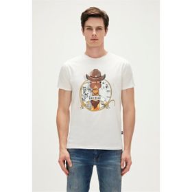 Bad Bear 23.01.07.036-C04 Beyaz Erkek T-Shirt