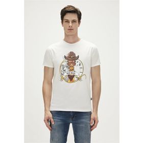 Bad Bear 23.01.07.036-C04 Beyaz Erkek T-Shirt