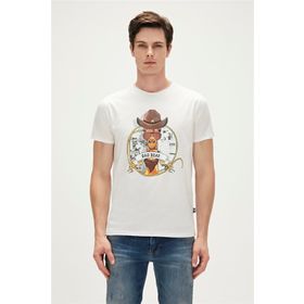 Bad Bear 23.01.07.036-C04 Beyaz Erkek T-Shirt