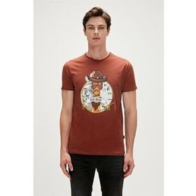 Bad Bear 23.01.07.036-C122 Kırmızı Erkek T-Shirt